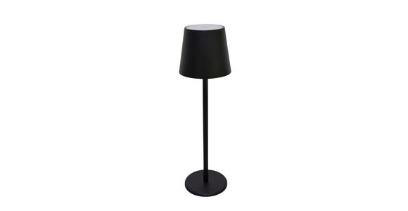 AKKU-TISCHLEUCHTE 11,5/36 cm - Schwarz, Design, Kunststoff/Metall (11,5/36cm) - Novel