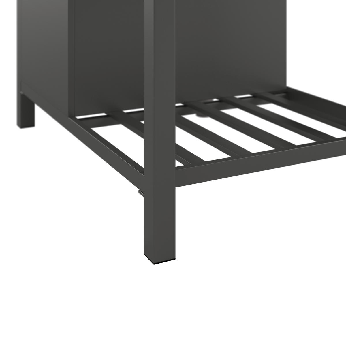 OUTDOORKÜCHE - Anthrazit, MODERN, Kunststoff/Metall (90/84/61,5cm) - Ambia Garden