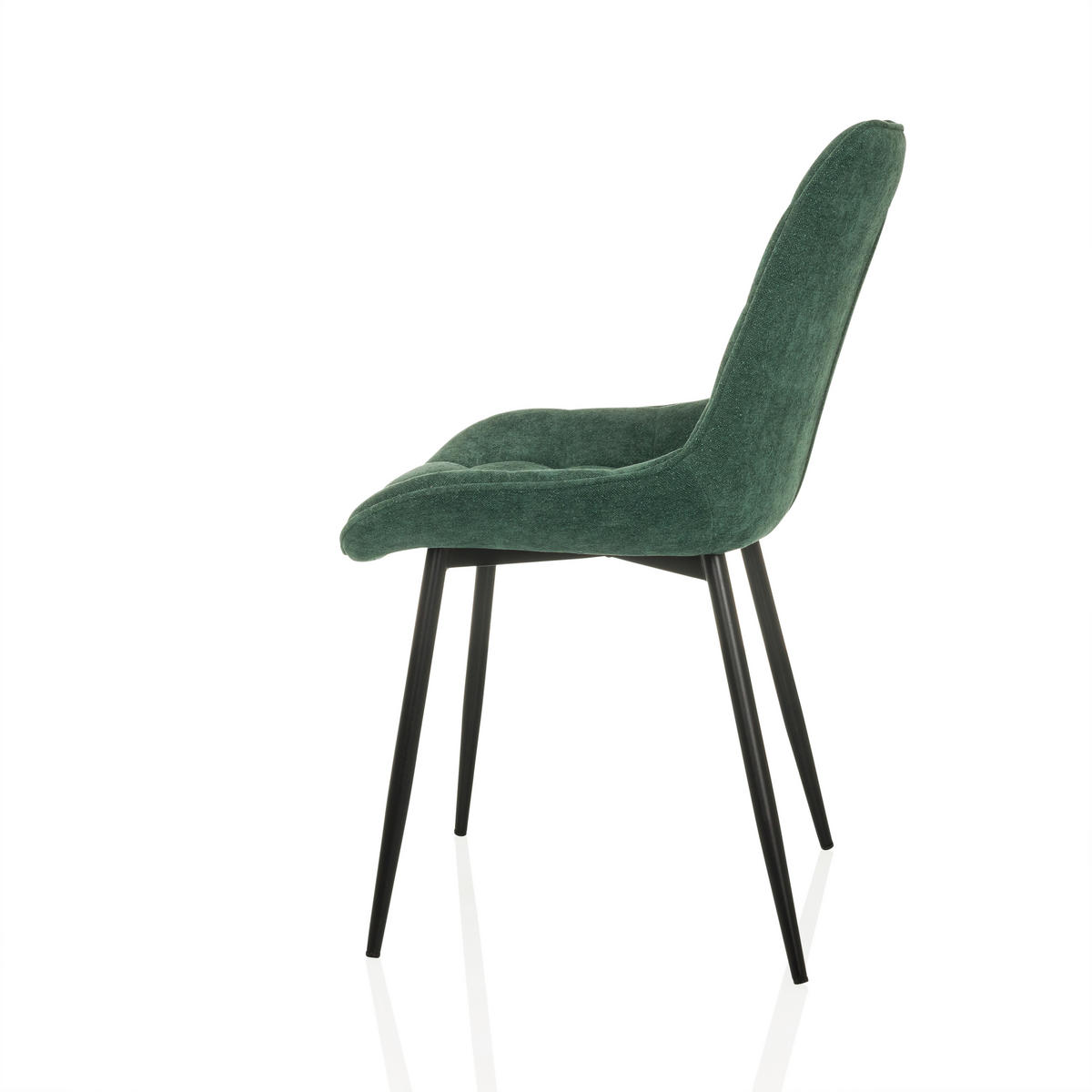 STUHL - Petrol/Schwarz, MODERN, Kunststoff/Textil (55/88/61cm) - MID.YOU