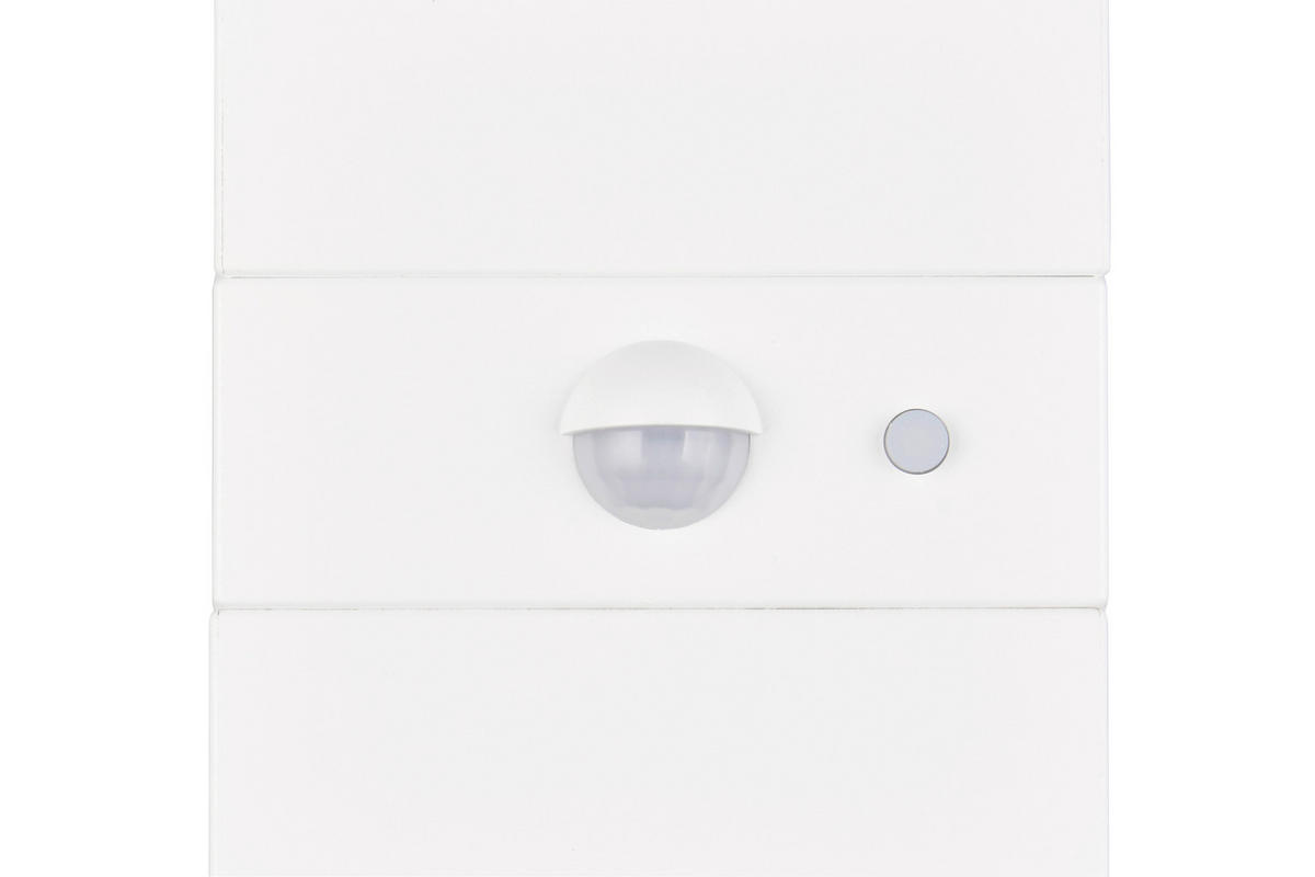 AUßENWANDLEUCHTE Talca 8.8/9.5/7.4 cm  - Weiß, Design, Kunststoff (8.8/9.5/7.4cm)