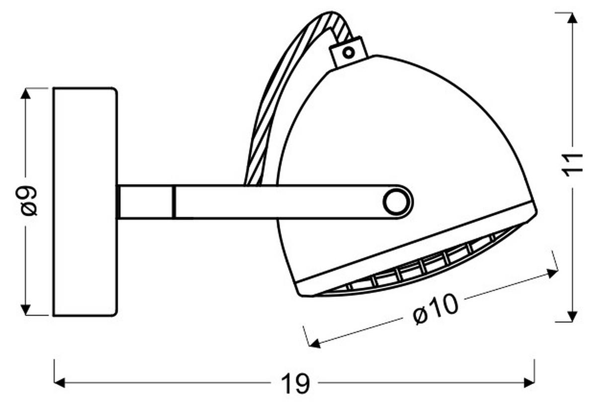 STRAHLER 19/10/11 cm   - Hellgrau, Trend, Metall (19/10/11cm)