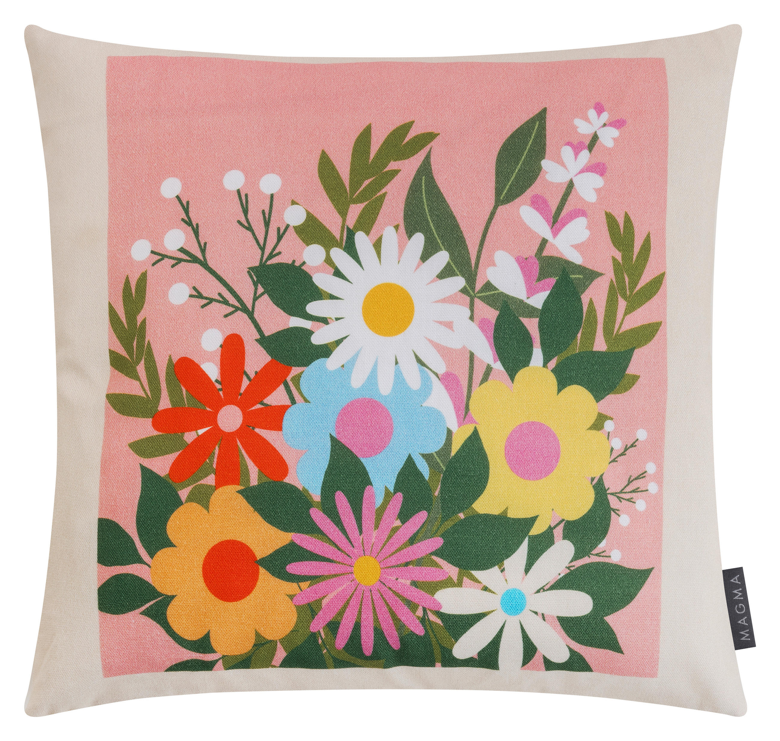 KISSENHÜLLE Fiorito 45/45 cm  - Multicolor, Basics, Textil (45/45cm)