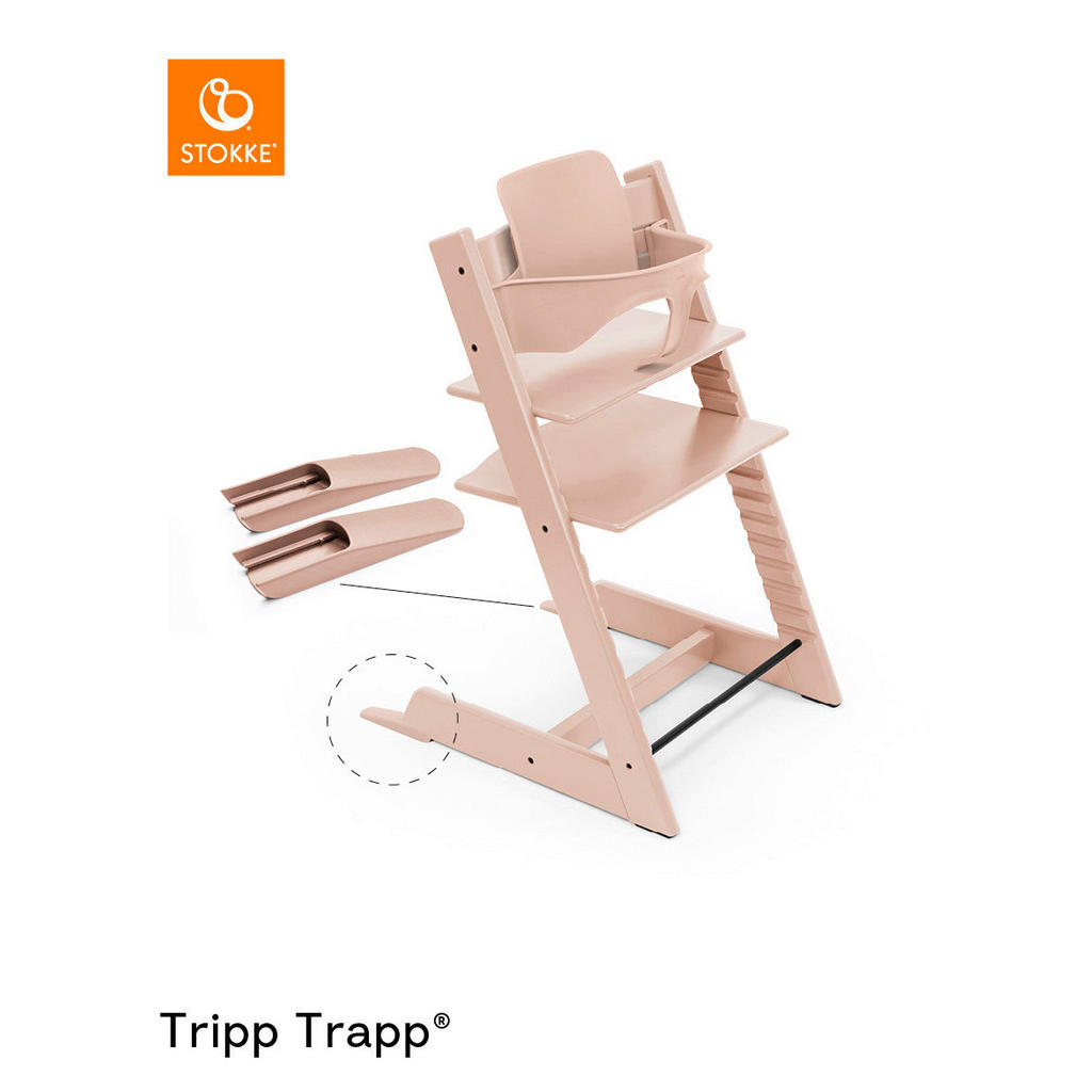 Thumbnail - Stokke Hochstuhlbügel Tripp Trapp Baby Set², Rosa, Kunststoff, 43x19x22 cm, einfache Montage, Schnellverschluss, abwasch...