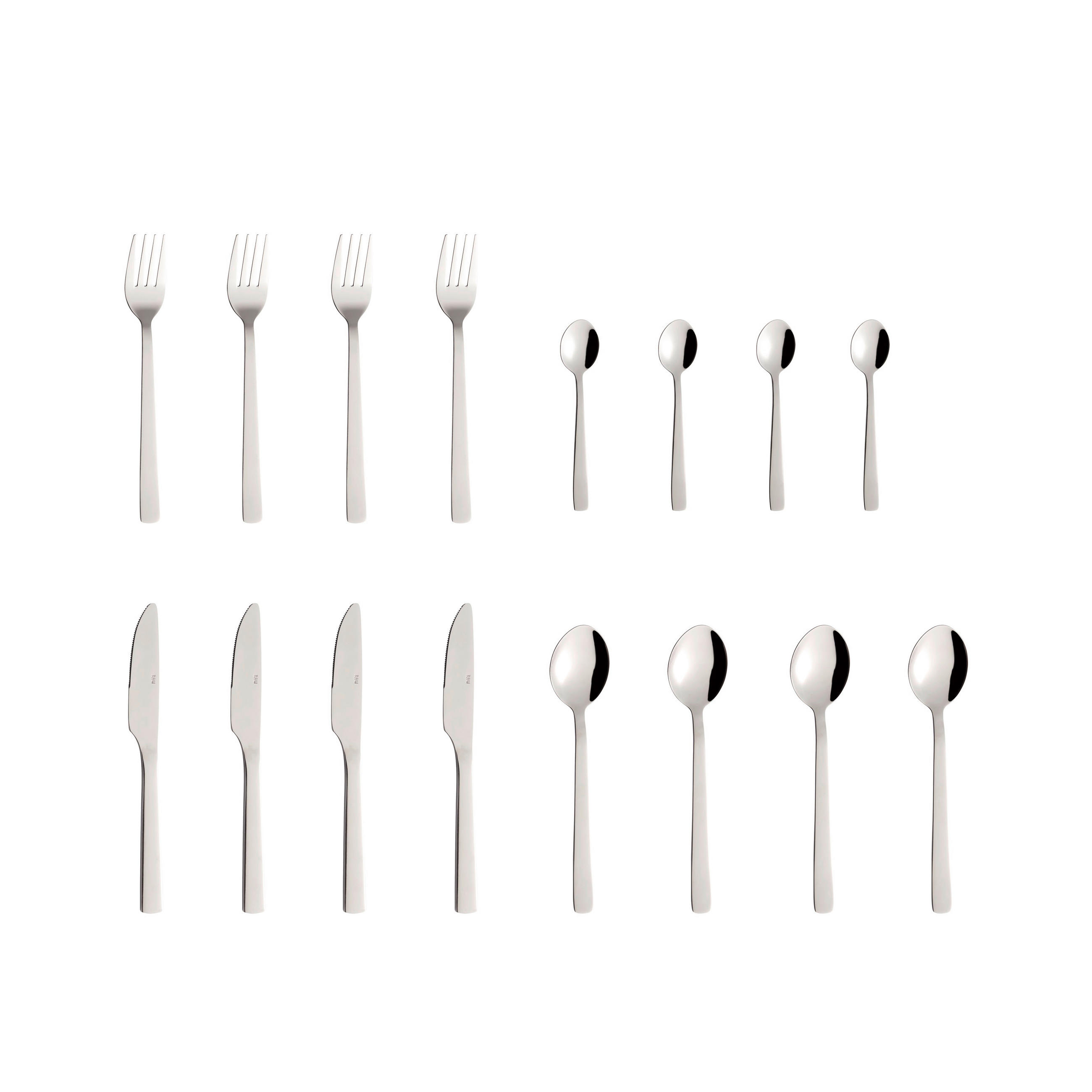 Aida Besteckset RAW Mirror polish cutlery Edelstahl 24.95.x5.7x27.60 cm