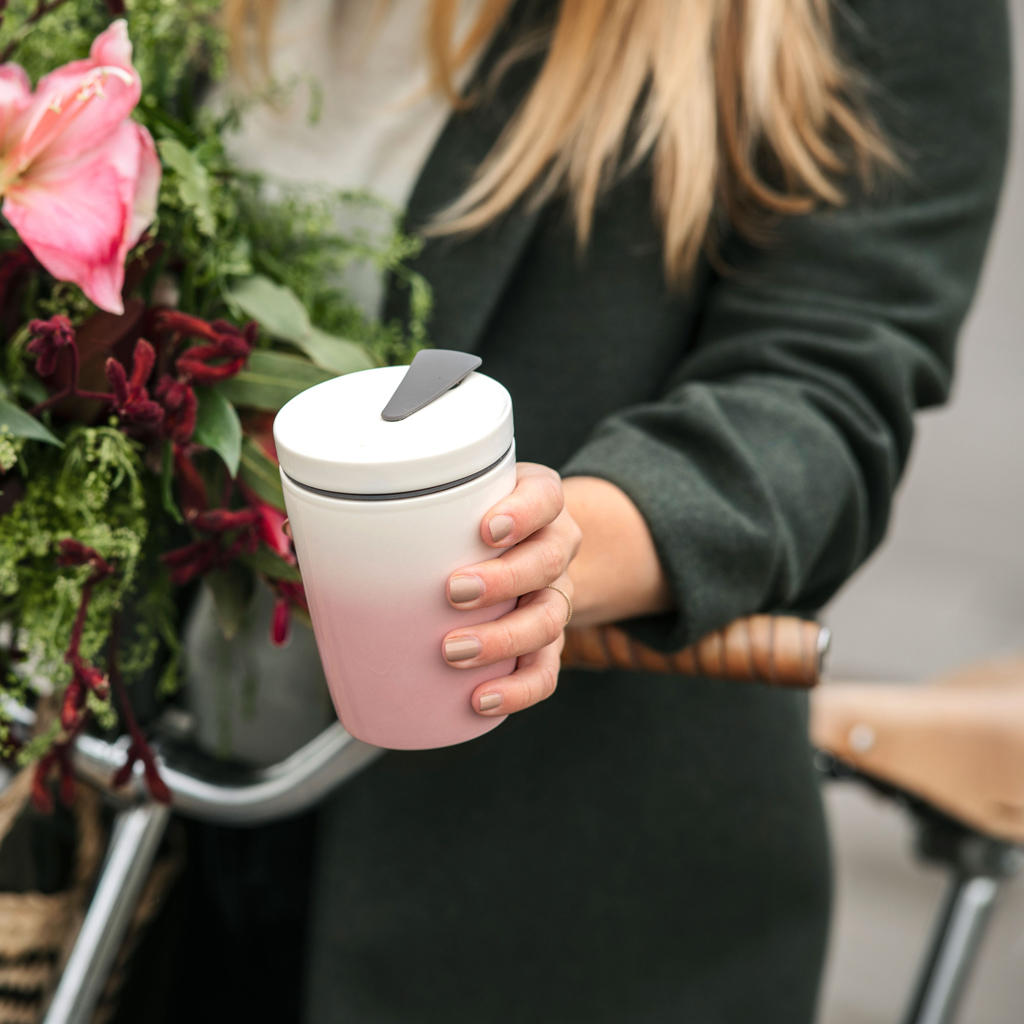 ELVITELES KÁVÉSBÖGRE 0,29 l  - rózsaszín/fehér, Basics, műanyag/kerámia (290ml) - like.Villeroy & Boch