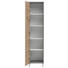 HOCHSCHRANK 40,5/179,5/33,5 cm - Eichefarben/Silberfarben, Design, Holzwerkstoff/Metall (40,5/179,5/33,5cm) - Stylife HOCHSCHRANK 40,5/179,5/33,5 cm - Eichefarben/Silberfarben, Design, Holzwerkstoff/Metall (40,5/179,5/33,5cm) - Stylife
