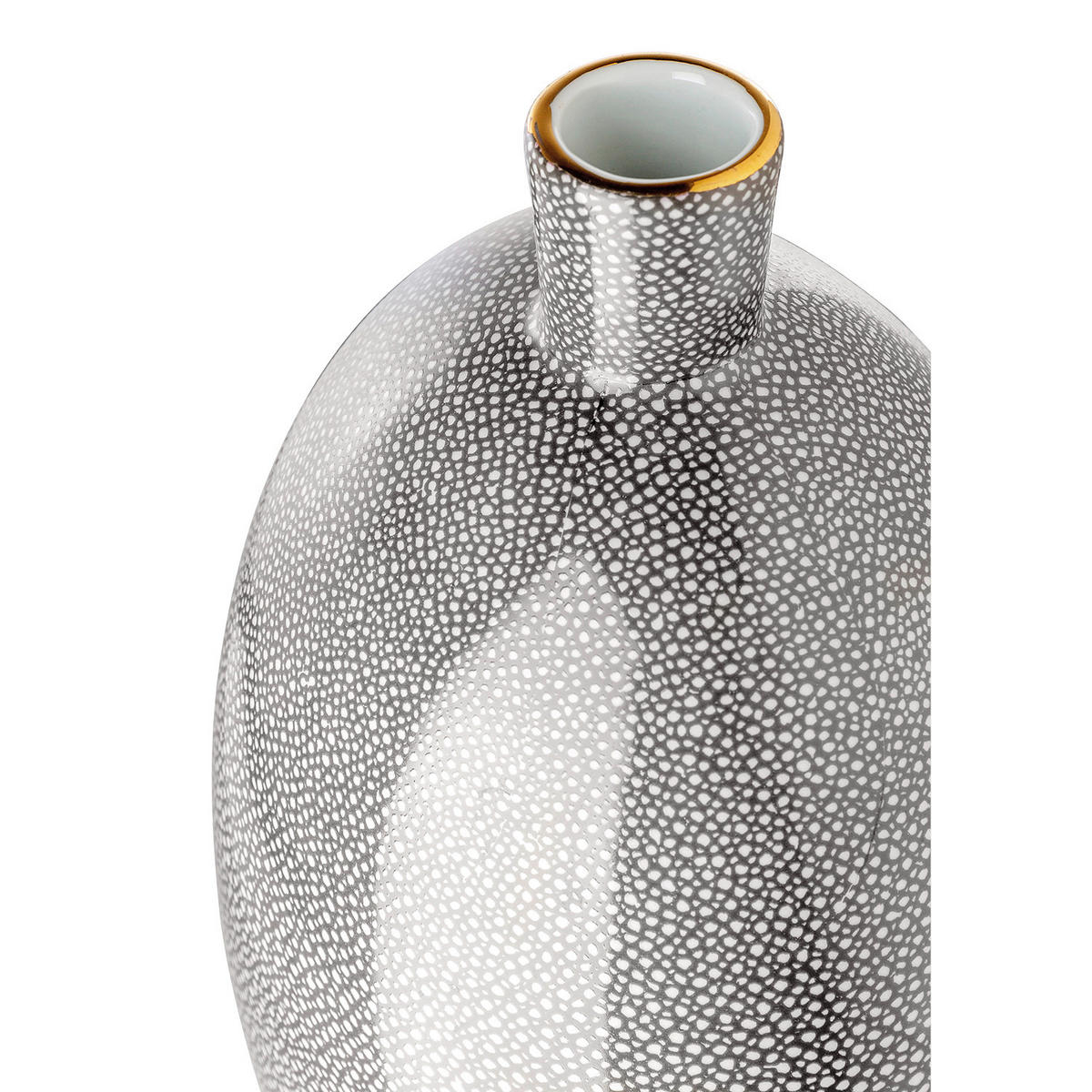 DEKOVASE  - Grau, Basics, Keramik (25/37/20cm)