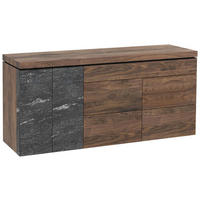SIDEBOARD  192,2/89,4/52,1 cm 1 Schublade(n)  - Eichefarben/Graphitfarben, Design, Holz/Stein (192,2/89,4/52,1cm) - Voglauer