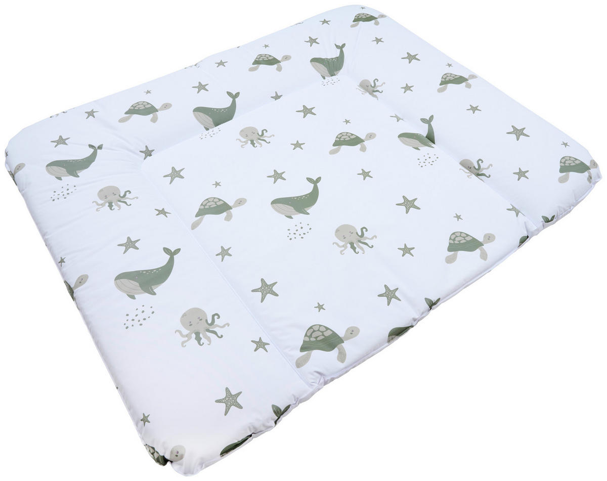 PŘEBALOVACÍ PODLOŽKA, 85/72 cm - vícebarevná, Basics, plast (85/72cm) - My Baby Lou