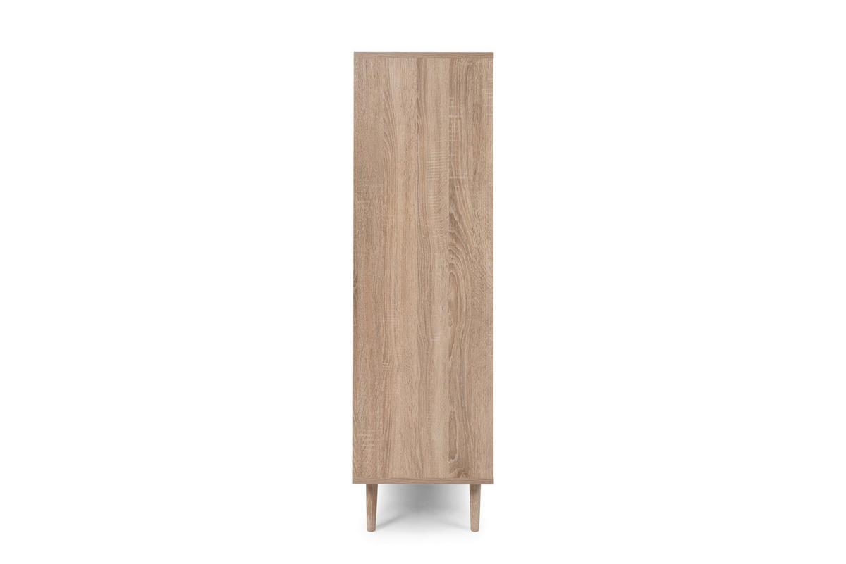 HIGHBOARD  in 101,5/139/40 cm  - Sonoma Eiche, Natur, Glas/Holz (101,5/139/40cm) - MID.YOU