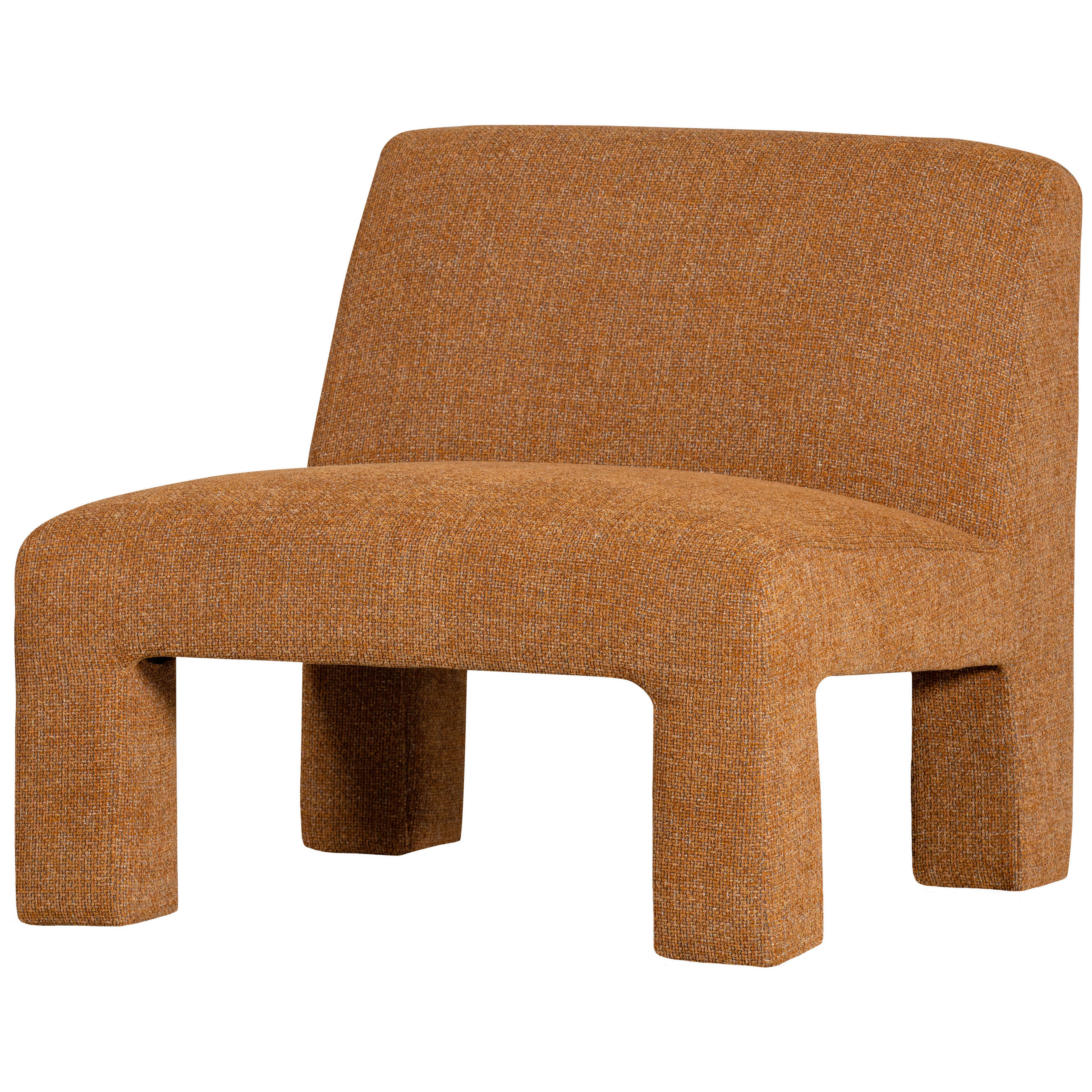 SESSEL in Webstoff Orange  - Orange, Design, Textil (74/73/84cm) - Livetastic