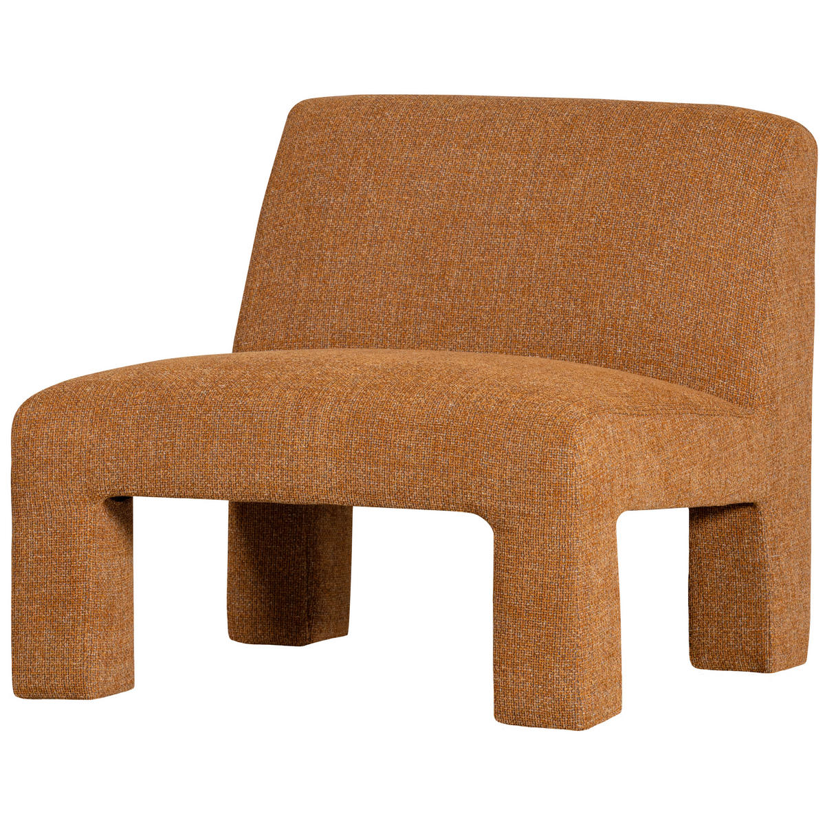 SESSEL in Webstoff Orange  - Orange, Design, Textil (74/73/84cm) - Livetastic