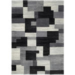 WEBTEPPICH 200/250 cm Astor Grid Grau, Schwarz  - Schwarz/Grau, Design, Textil (200/250cm) - Novel