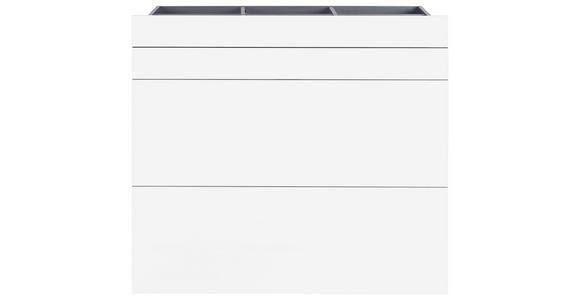 SCHUBLADENSET 90,9/82/46,8 cm Weiß Hochglanz  - Weiß Hochglanz, KONVENTIONELL, Holzwerkstoff (90,9/82/46,8cm) - Hom`in