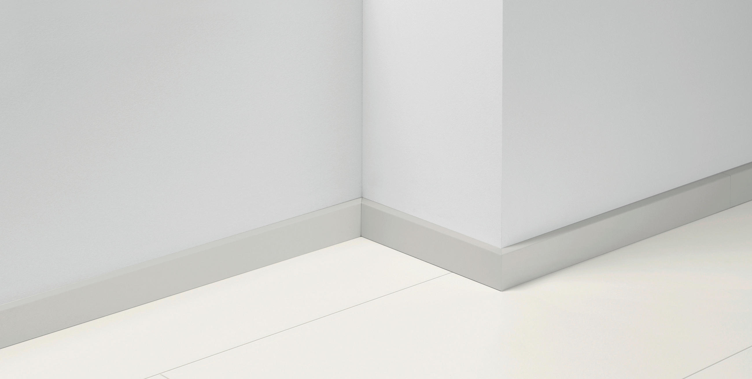 SOCKELLEISTE - Weiß/Grau, Basics, Holz (220/1,6/5,0cm) - Parador