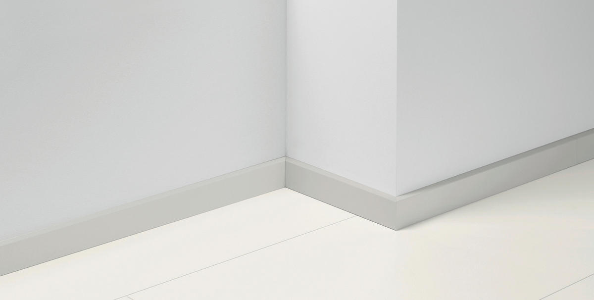 SOCKELLEISTE - Weiß/Grau, Basics, Holz (220/1,6/5,0cm) - Parador