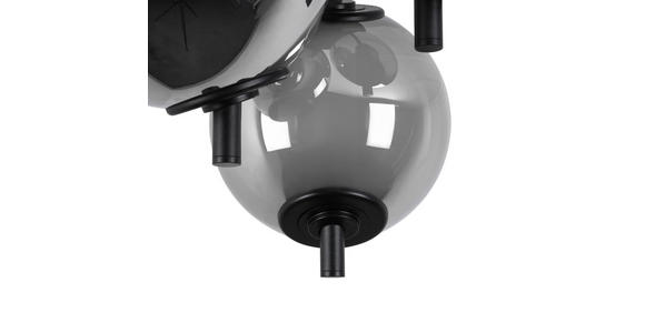 LED-DECKENLEUCHTE 45/49 cm - Chromfarben/Schwarz, Design, Glas/Kunststoff (45/49cm) - Dieter Knoll