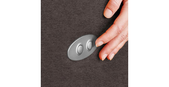 ECKSOFA  in Mikrofaser Braun  301/207 cm  - Schwarz/Braun, Design, Textil/Metall (301/207cm) - Xora