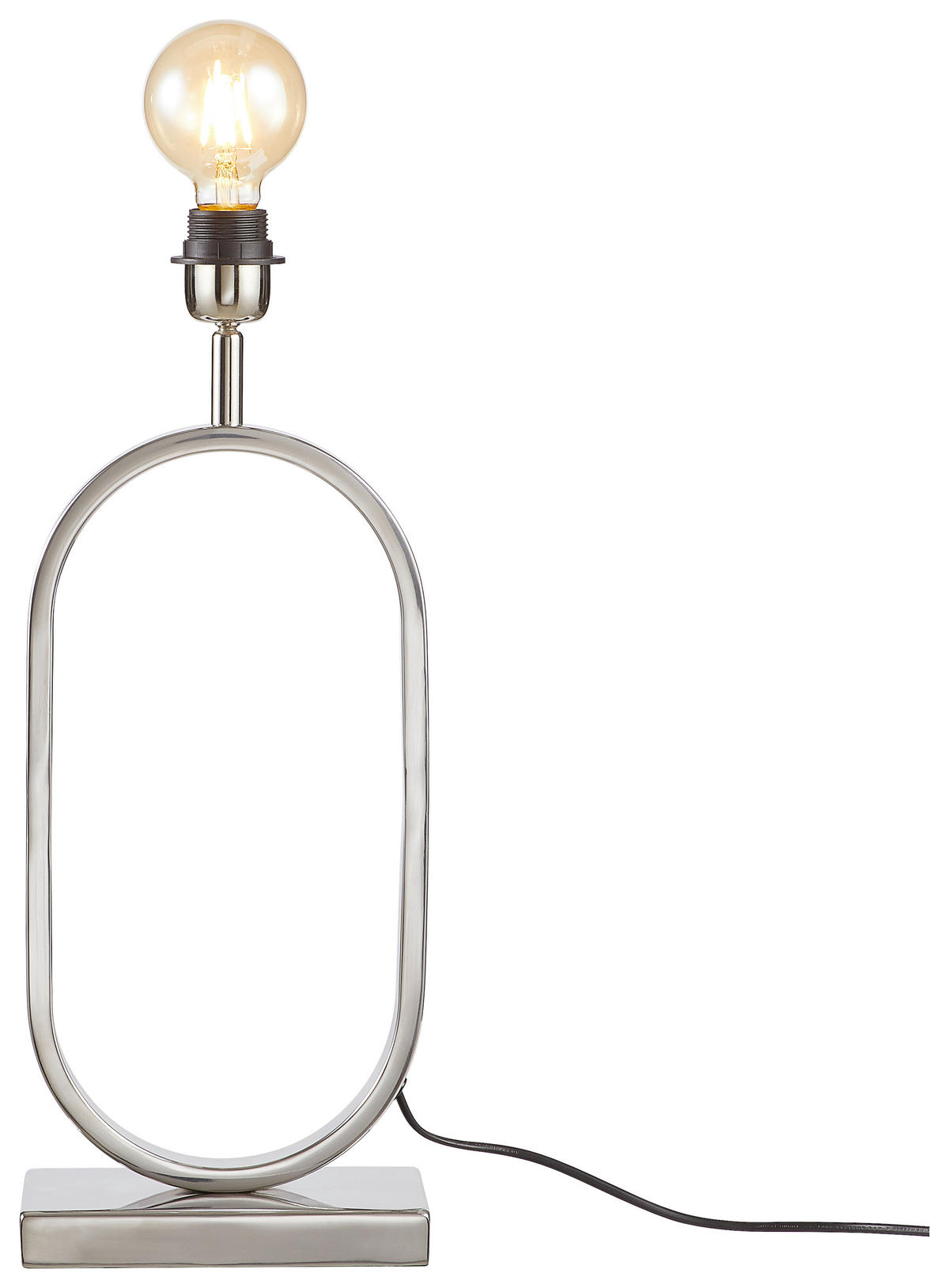 LEUCHTENFUß JAMIRI 20/45/10 cm   - Silberfarben, Design, Metall (20/45/10cm) - Light & Living