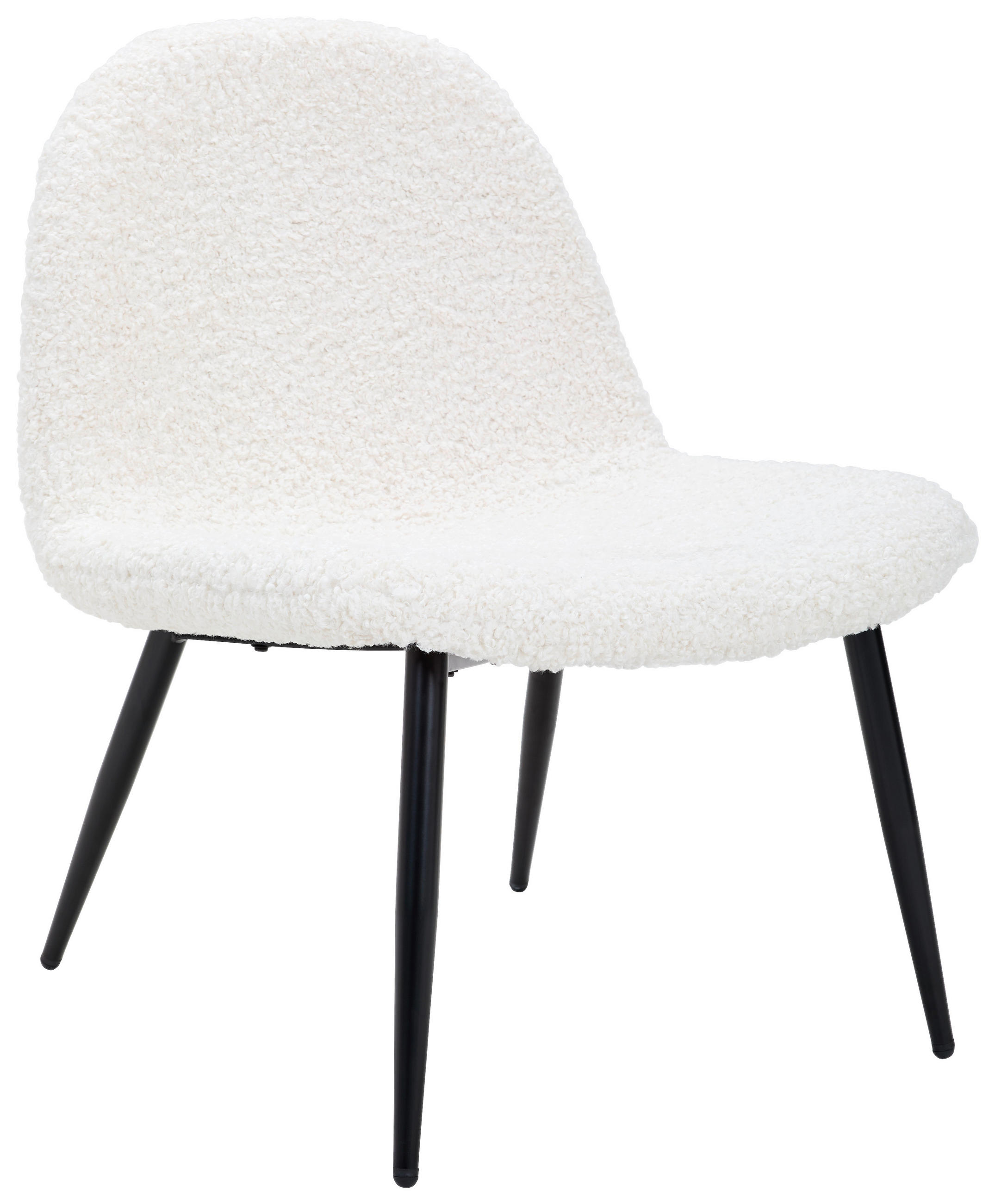 SESSEL in Teddystoff Schwarz, Beige  - Beige/Schwarz, Design, Holz/Textil (63/82/74cm) - Livetastic