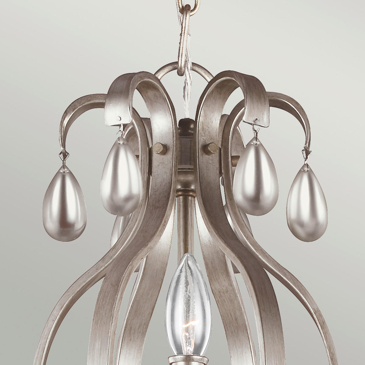 TAKKRONA Elstead Dewitt 77.5/102.9 cm  - silver, Klassisk, metall (77.5/102.9cm) - Elstead Lighting