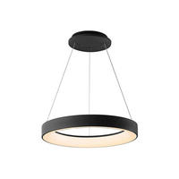 LED-HÄNGELEUCHTE Luce Ambiente e Design 68,5/150 cm   - Schwarz/Weiß, Design, Kunststoff/Metall (68,5/150cm)