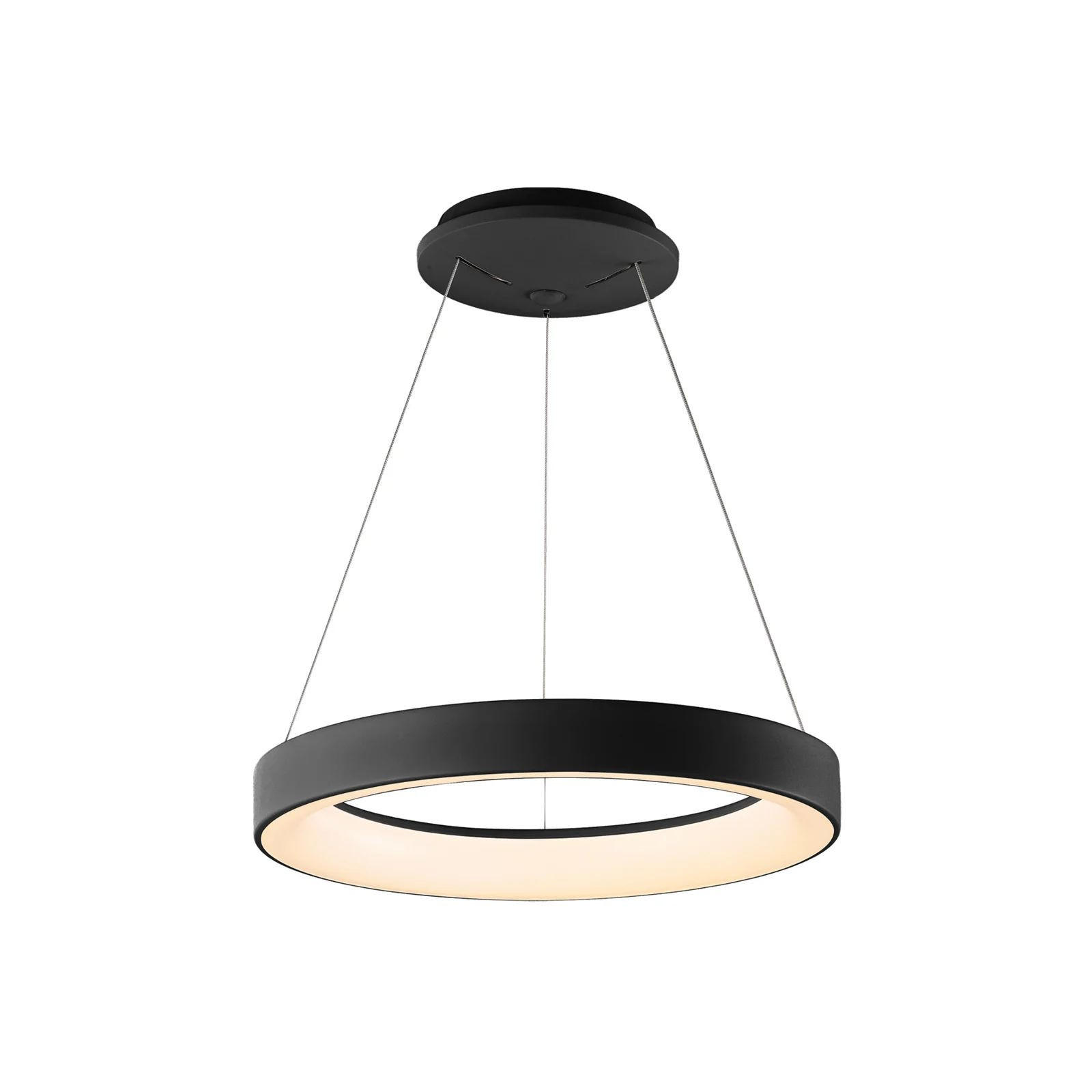 Luce ambiente Design Led-Hängeleuchte Luce Ambiente e Design Schwarz, Weiß 150 cm