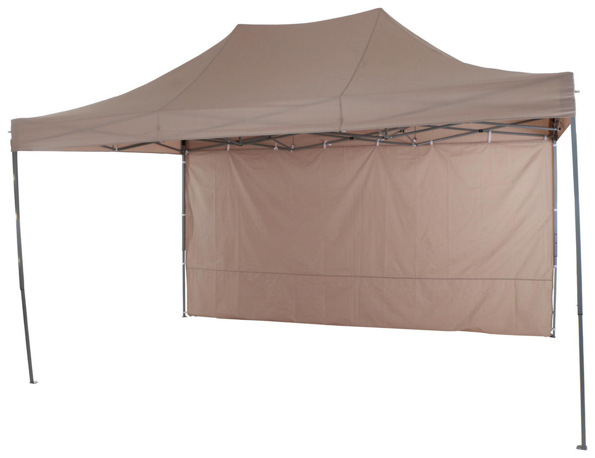 PAVILLON 450/330/300 cm   - Taupe, KONVENTIONELL, Textil/Metall (450/330/300cm) - Siena Garden