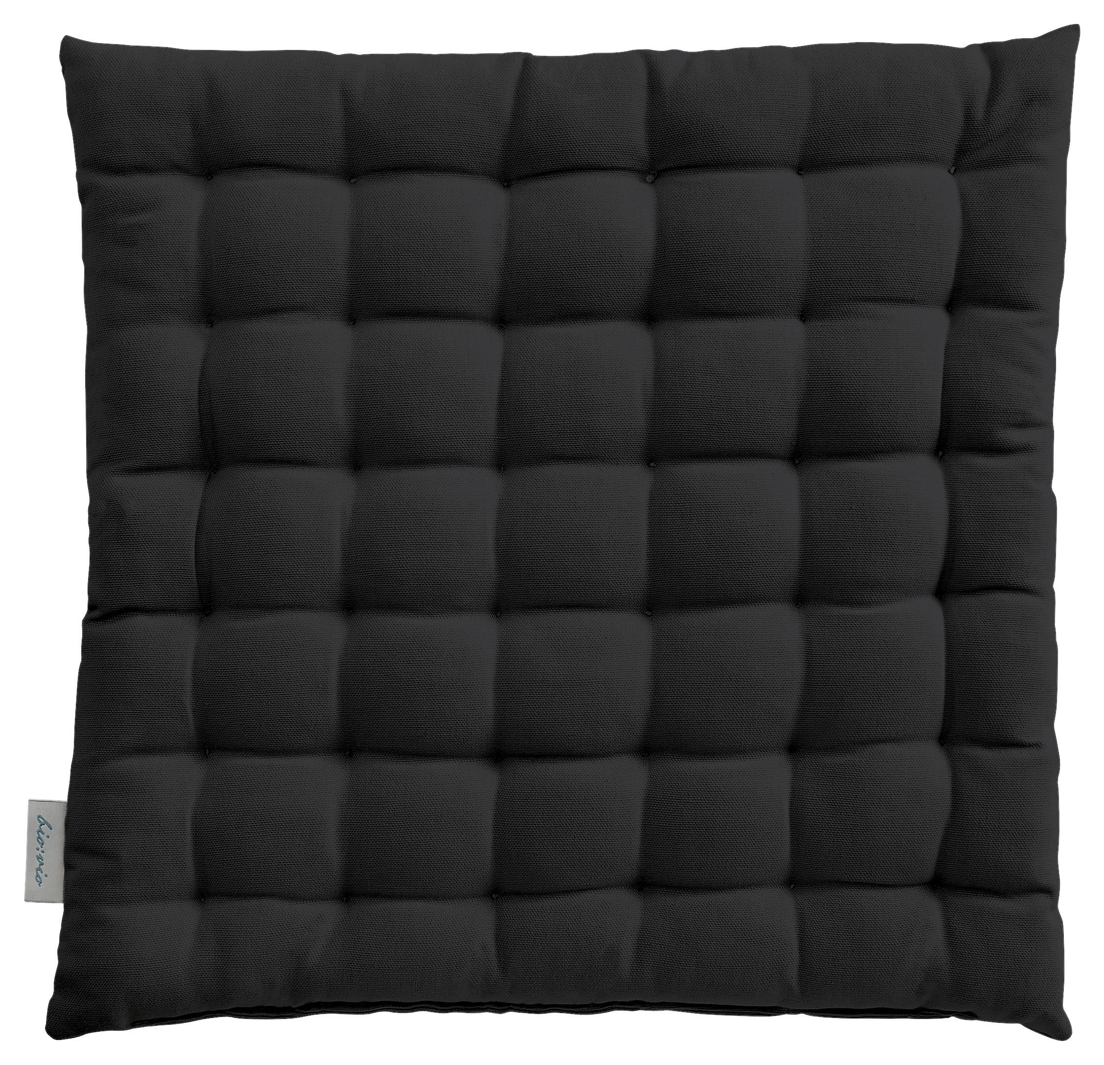 SITZKISSEN 38/38/4 cm  - Anthrazit, Basics, Textil (38/38/4cm) - Bio:Vio