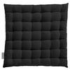SITZKISSEN 38/38/4 cm  - Anthrazit, Basics, Textil (38/38/4cm) - Bio:Vio