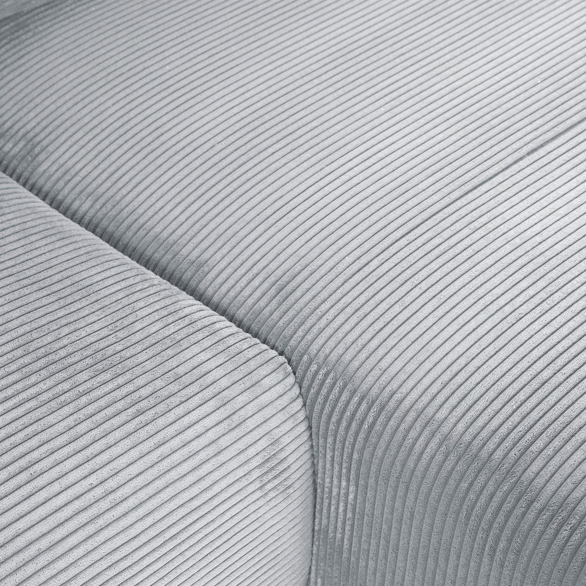 SAROKKANAPÉ textil világosszürke  - világosszürke/fekete, Konventionell, műanyag/textil (266/180cm) - MID.YOU