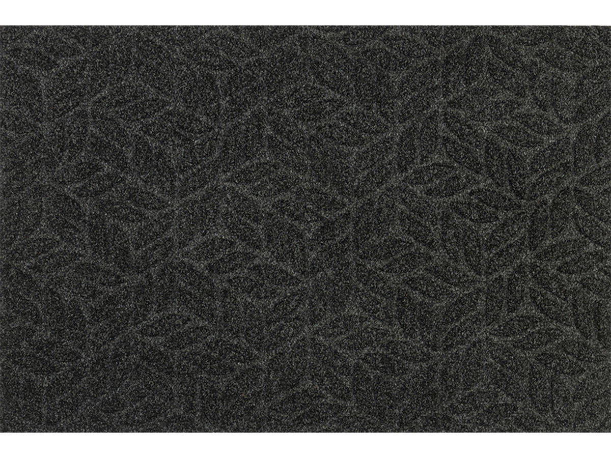 FUßMATTE  60/90 cm  Dunkelgrau  - Dunkelgrau, KONVENTIONELL, Kunststoff/Textil (60/90cm) - wash+dry
