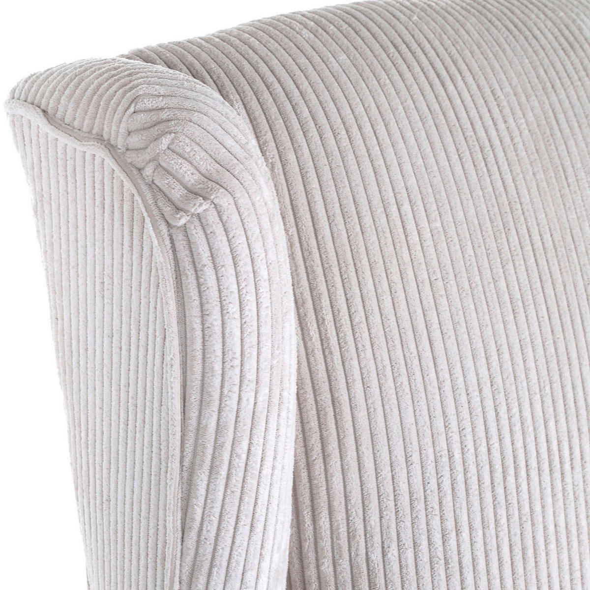 Ohrensessel Viola din textil, bej - bej/negru, lemn/textil (82/95/85cm) - Mömax