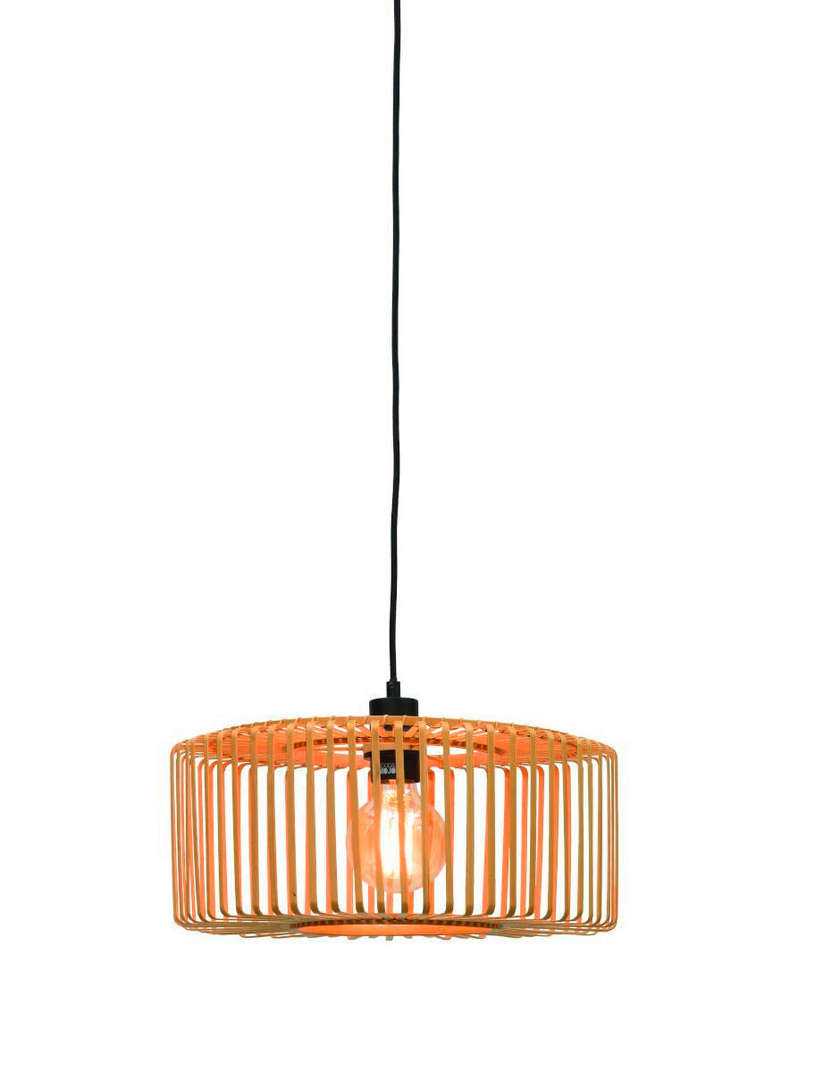 HÄNGLAMPA GOOD&MOJO  40/20 cm  - naturfärgad, Trend, trä (40/20cm) - Good & Mojo