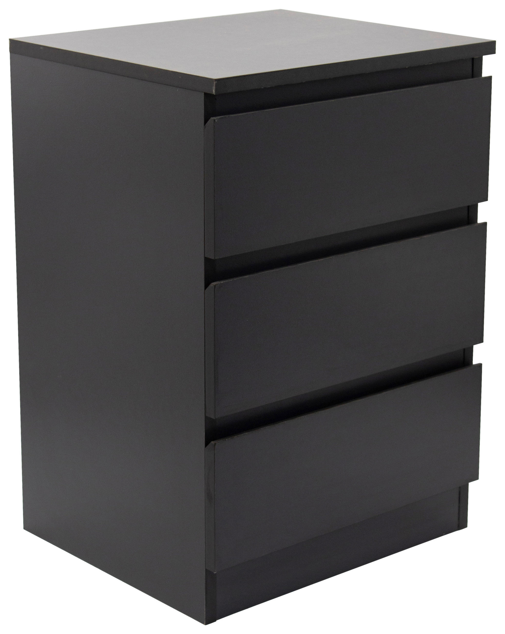 NACHTSCHRANK 39,7/57/35 cm, Anthrazit,  - Anthrazit, Basics, Holzwerkstoff (39,7/57/35cm) - Boxxx