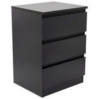 NACHTSCHRANK 39,7/57/35 cm, Anthrazit,  - Anthrazit, Basics, Holzwerkstoff (39,7/57/35cm) - Boxxx