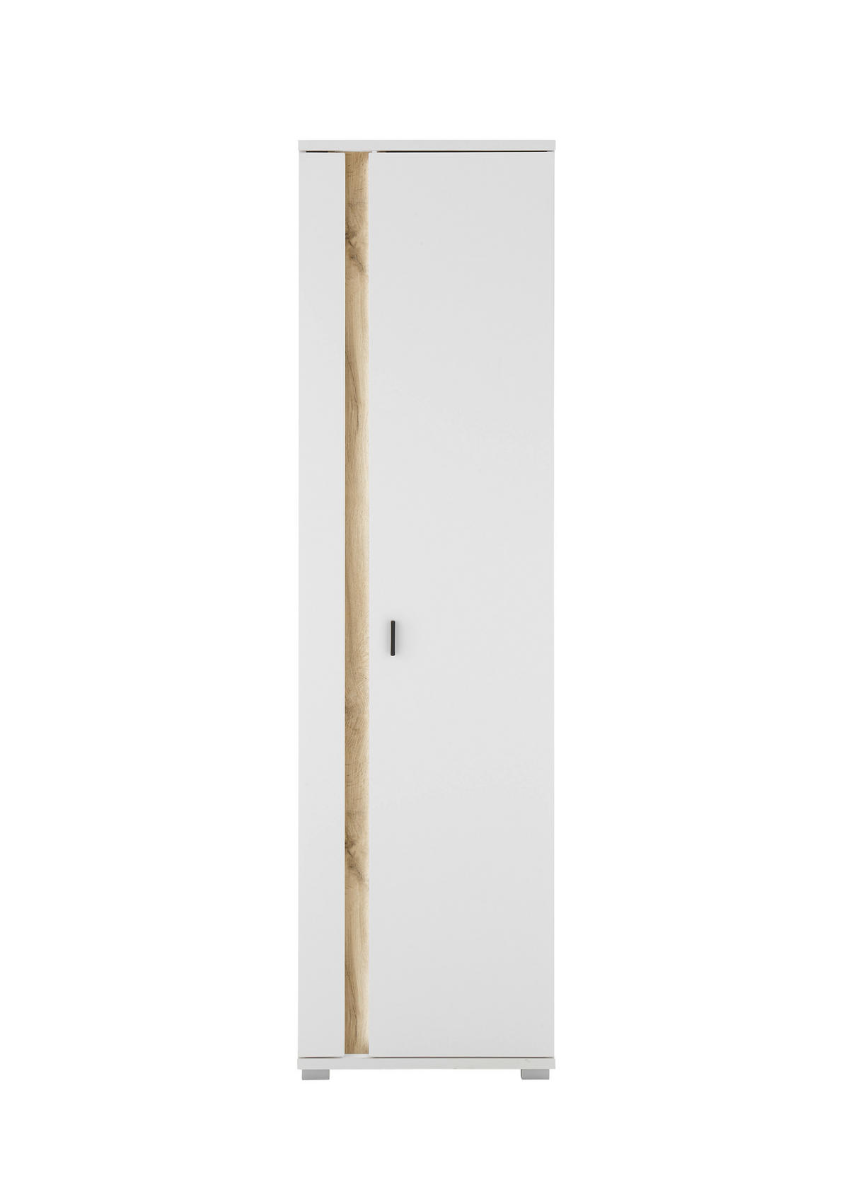 HIGHBOARD  in 55/200/35 cm  - Silberfarben/Eiche Wotan, Design, Holzwerkstoff/Kunststoff (55/200/35cm) - MID.YOU