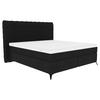 BOXSPRINGBETT 180/200 cm  in Schwarz  - Schwarz, Design, Textil/Metall (180/200cm) - Boxxx