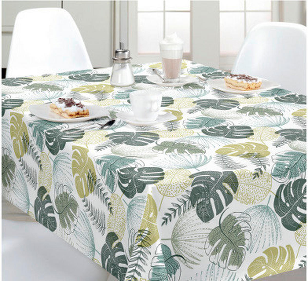 ASZTALTERÍTŐ   - zöld, Basics, textil (2000cm)