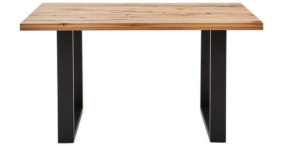BARTISCH in Holz, Metall 160/100/95 cm - Eichefarben/Anthrazit, Design, Holz/Metall (160/100/95cm) - Novel