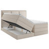 BOXSPRINGBETT 180/200 cm  in Naturfarben  - Naturfarben, Design, Kunststoff/Textil (180/200cm) - MID.YOU