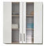 HÄNGESCHRANK Weiß - Chromfarben/Eichefarben, Design, Glas/Holzwerkstoff (65/70/21cm) - Xora HÄNGESCHRANK Weiß - Chromfarben/Eichefarben, Design, Glas/Holzwerkstoff (65/70/21cm) - Xora