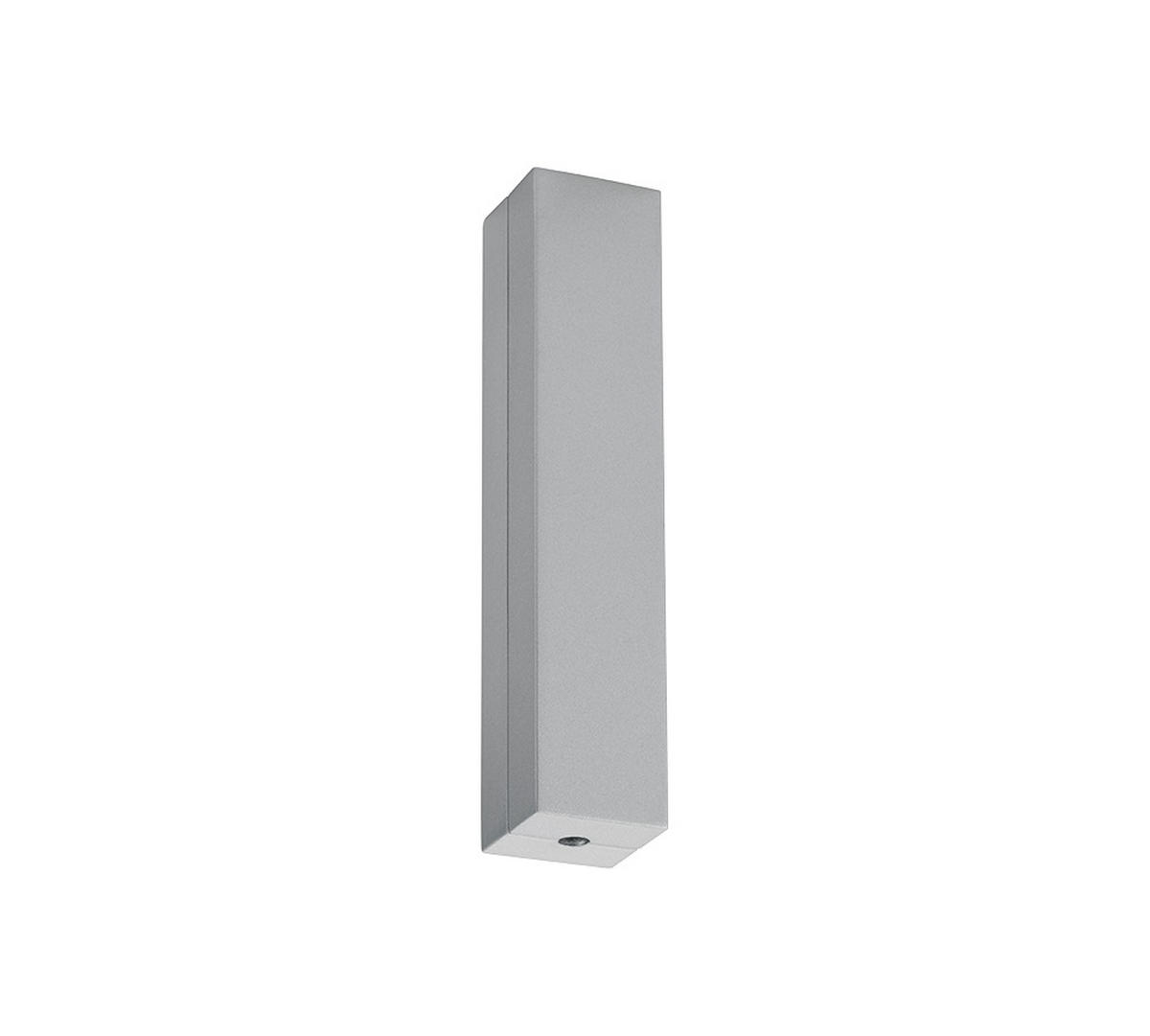 SCHIENENSYSTEM-ADAPTER  - Titanfarben, Design, Kunststoff (3/3/13,5cm) - Trio Leuchten