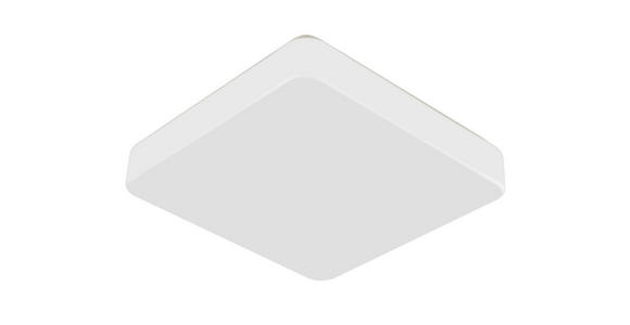 LED-Deckenleuchte Jona - Weiß, MODERN, Kunststoff/Metall (26/26/6cm) - Luca Bessoni