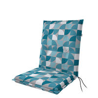 PODUŠKA NA KRESLO, 48/100/6 cm - modrá/sivá, textil (48/100/6cm) - Doppler