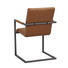 STOL - brun, Design, metall/textil (48/92/42cm) - Rowico