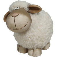 DEKOSCHAF   - Braun/Weiß, LIFESTYLE, Stein (33/21/28cm)