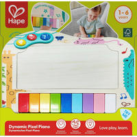 BABYKLAVIER - Pink/Weiß Hochglanz, Basics, Holzwerkstoff/Kunststoff (23,5/23/5,6cm) - Hape