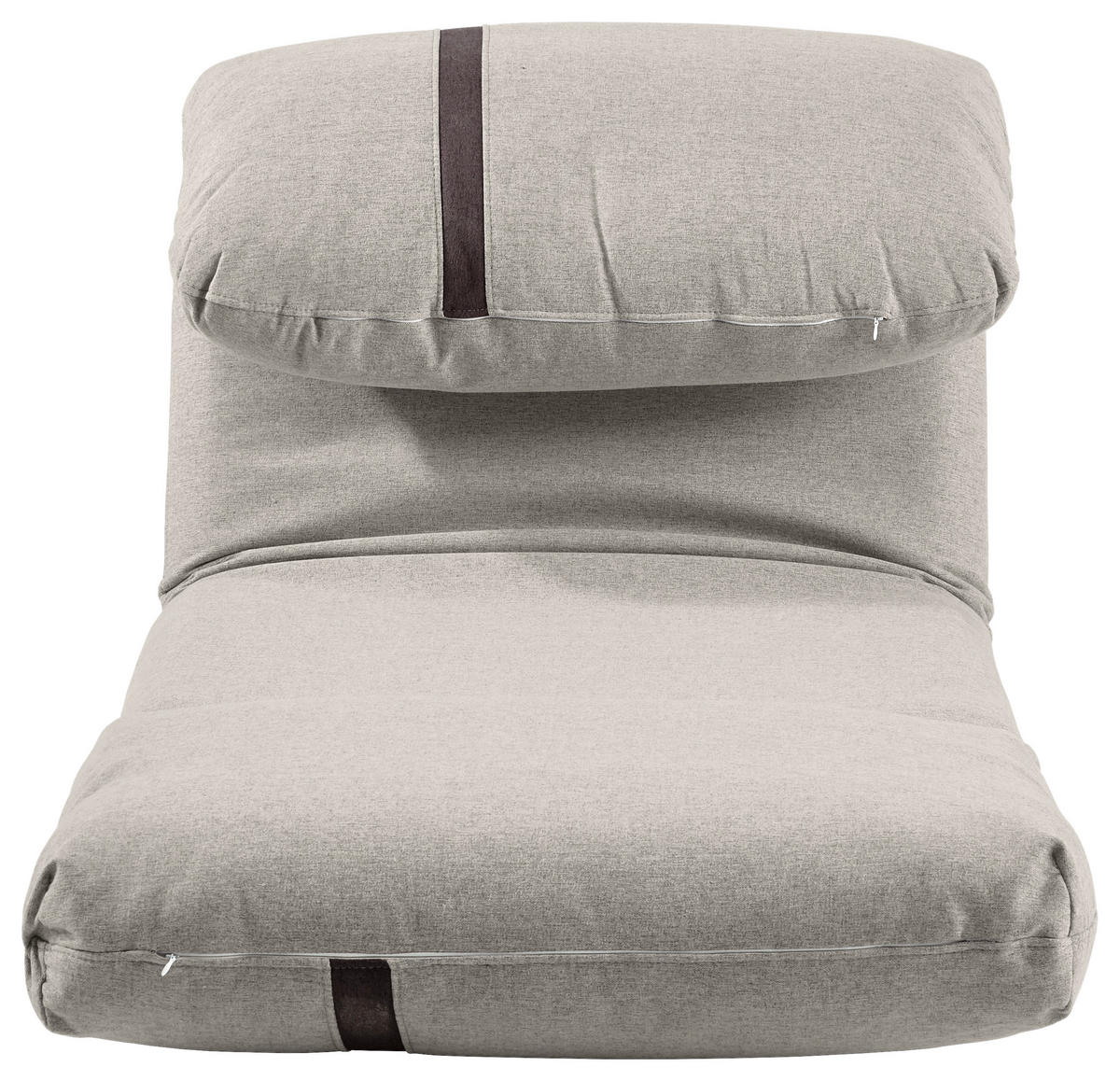 SCHLAFSESSEL  in Webstoff Dunkelbraun, Beige  - Dunkelbraun/Beige, Design, Textil (78/58/82cm) - Livetastic