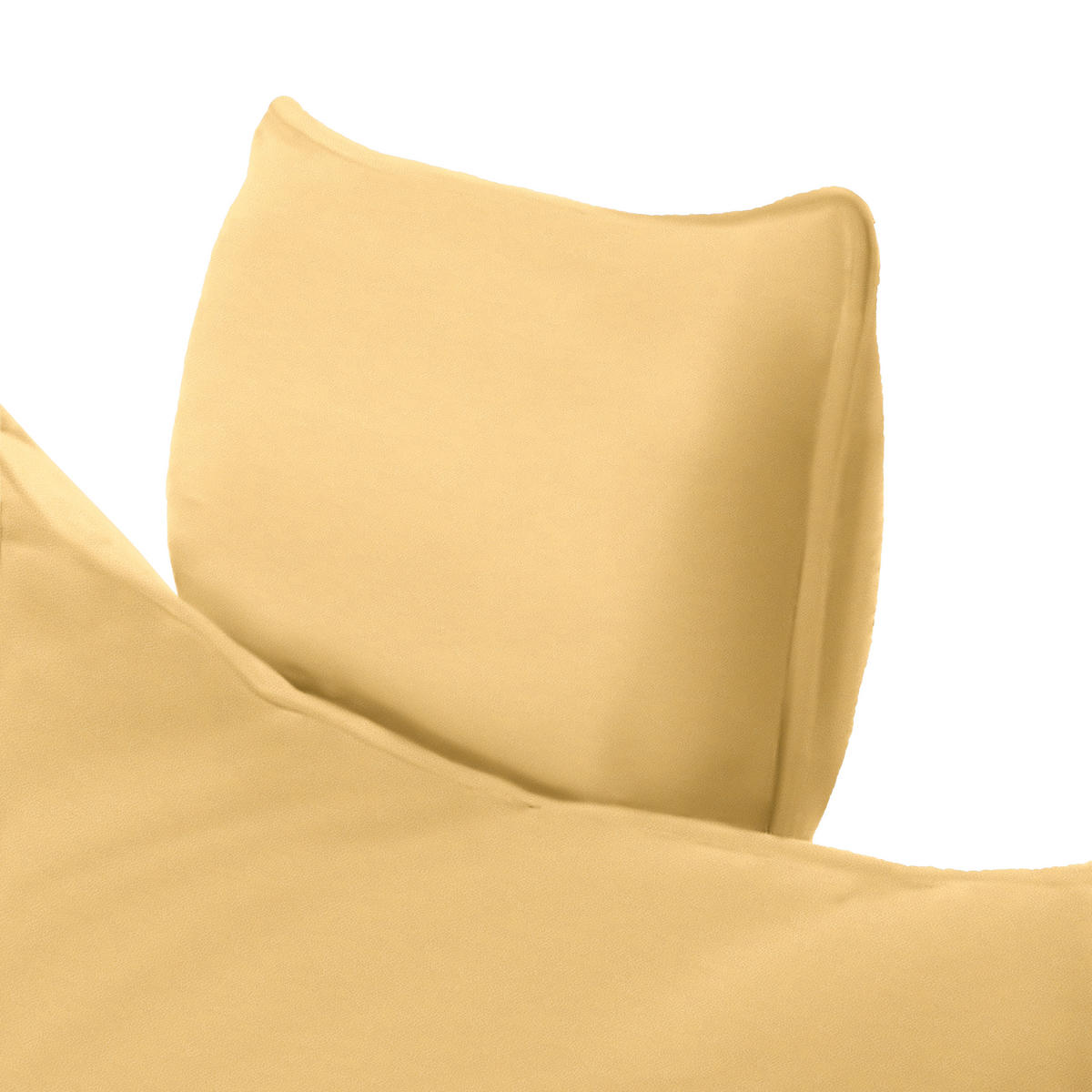 ECKSOFA in Flachgewebe Gelb  176/292 cm  - Gelb/Schwarz, MODERN, Textil/Metall (176/292cm) - Carryhome